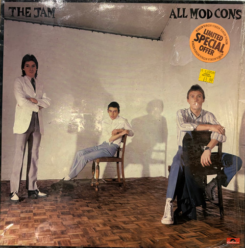 The Jam - All Mod Cons (1978 UK, First Edition, OIS, In open shrink with hype sticker, VG+/VG)
