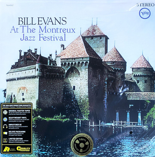 Bill Evans – At The Montreux Jazz Festival  (LP NEW SEALED US 2023 reissue on 180 gm vinyl from Analogue Productions and Verve Records