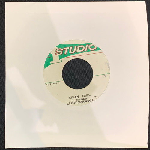 Larry Marshall - Mean Girl (Jamaican Repress, Unknown Year, Studio 1, 7” single, VG)