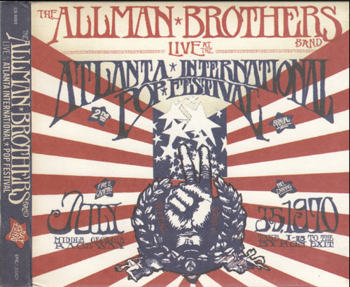 The Allman Brothers Band – Live At The Atlanta International Pop Festival July 3 & 5, 1970  (2CDs NEW SEALED US 2003)