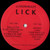 Lemonheads – Lick (LP used US reissue NM/VG++)