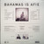 Bahamas – Bahamas Is Afie (LP used Canada 2014 NM-/NM-)