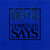 Tones On Tail – Christian Says (2 track 12 inch EP used UK 1984 on blue vinyl VG+/VG+)