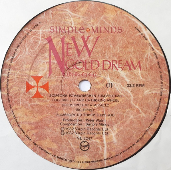 Simple Minds New Gold Dream (81828384) Near Mint The Record Centre