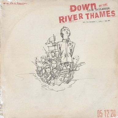 Liam Gallagher - Down By The River Thames (2022, orange vinyl, in