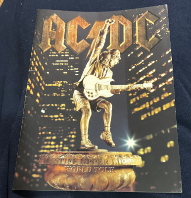 AC/DC Tour Program Stiff Upper Lip World Tour - The Record Centre