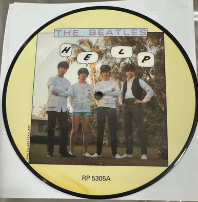 The Beatles - Help (1985 UK 7” Picture Disc EX) - The Record Centre