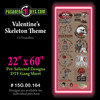 Valentine's Pre-Select Designs DTF Gang Sheet 22x60" | 12 Transfers | Love | Skeleton | Roses | FREE SHIPPING | # 15G.00.164