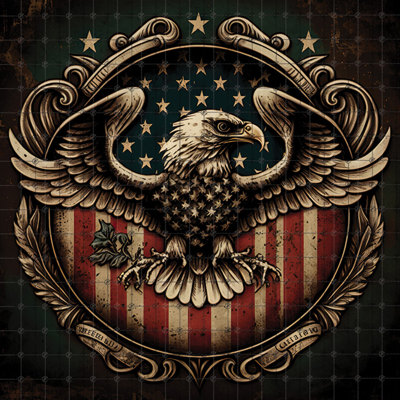 US Patriotic Eagle Guns T-shirt Sublimation Design - Buy t-shirt designs