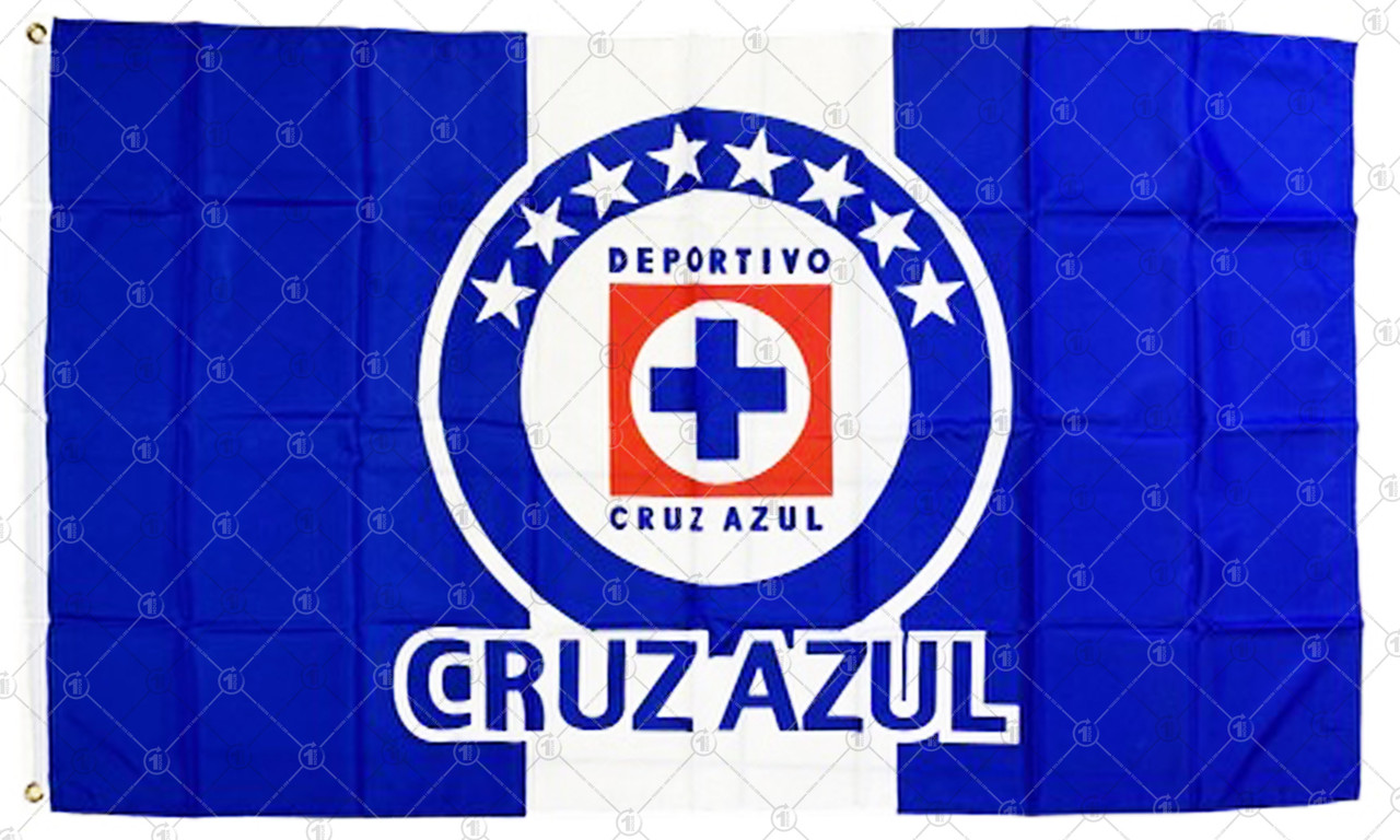 Cruz Azul De Futbol Mexican Soccer (In/Outdoor) 3x5ft Polyester Flag -  Pasadena 1 Hour Tees, Banner & Signs