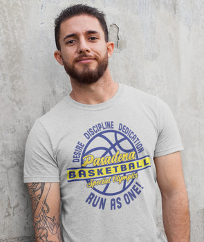 Pasadena Special Olympics Basketball Heather Grey T-Shirt 