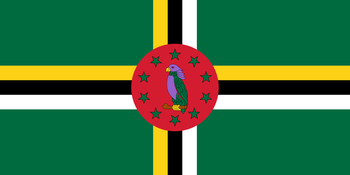 Dominica (In/Outdoor) 3x5 ft Polyester Flag