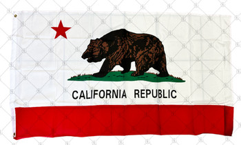 California Republic State (In/Outdoor) 3x5 ft Polyester Flag