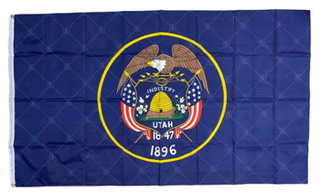 Utah State (In/Outdoor) 3x5 ft Polyester Flag