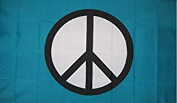 Peace (Blue) In/Outdoor 3x5 ft Polyester Flag