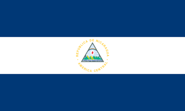 Nicaragua (In/Outdoor) 3x5 ft Polyester Flag