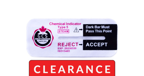 Steam Sterilization Integrators (Type 5 - 250 Pack) Steam Sterilization Integrators (Type 5 - 250 Pack)