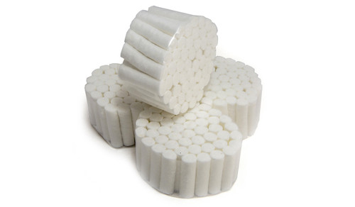 Cotton Rolls, #2 (1 cm X 3.8 cm) (3600-Pack)