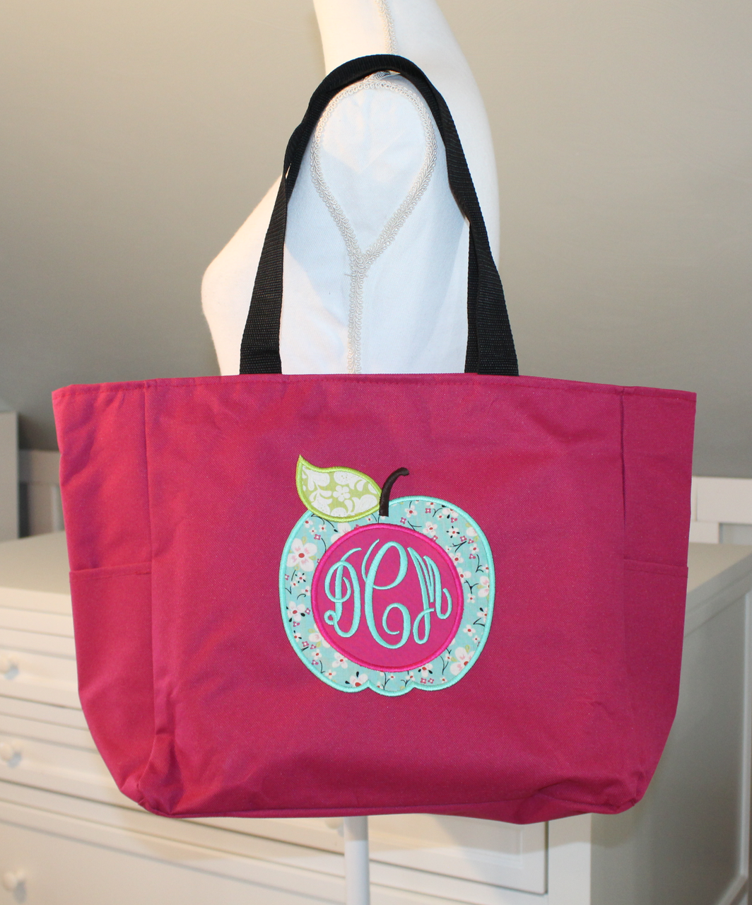 teacher tote bags with zipper