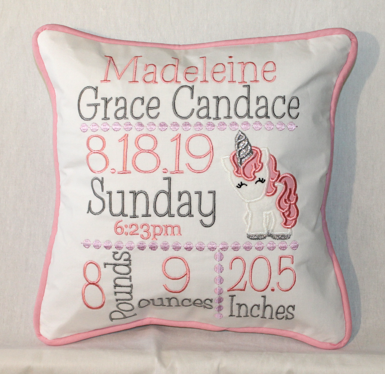 unicorn birth announcement