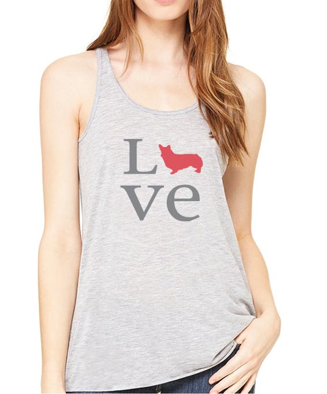 Flowy Love Corgi Tank- Righteous Hound