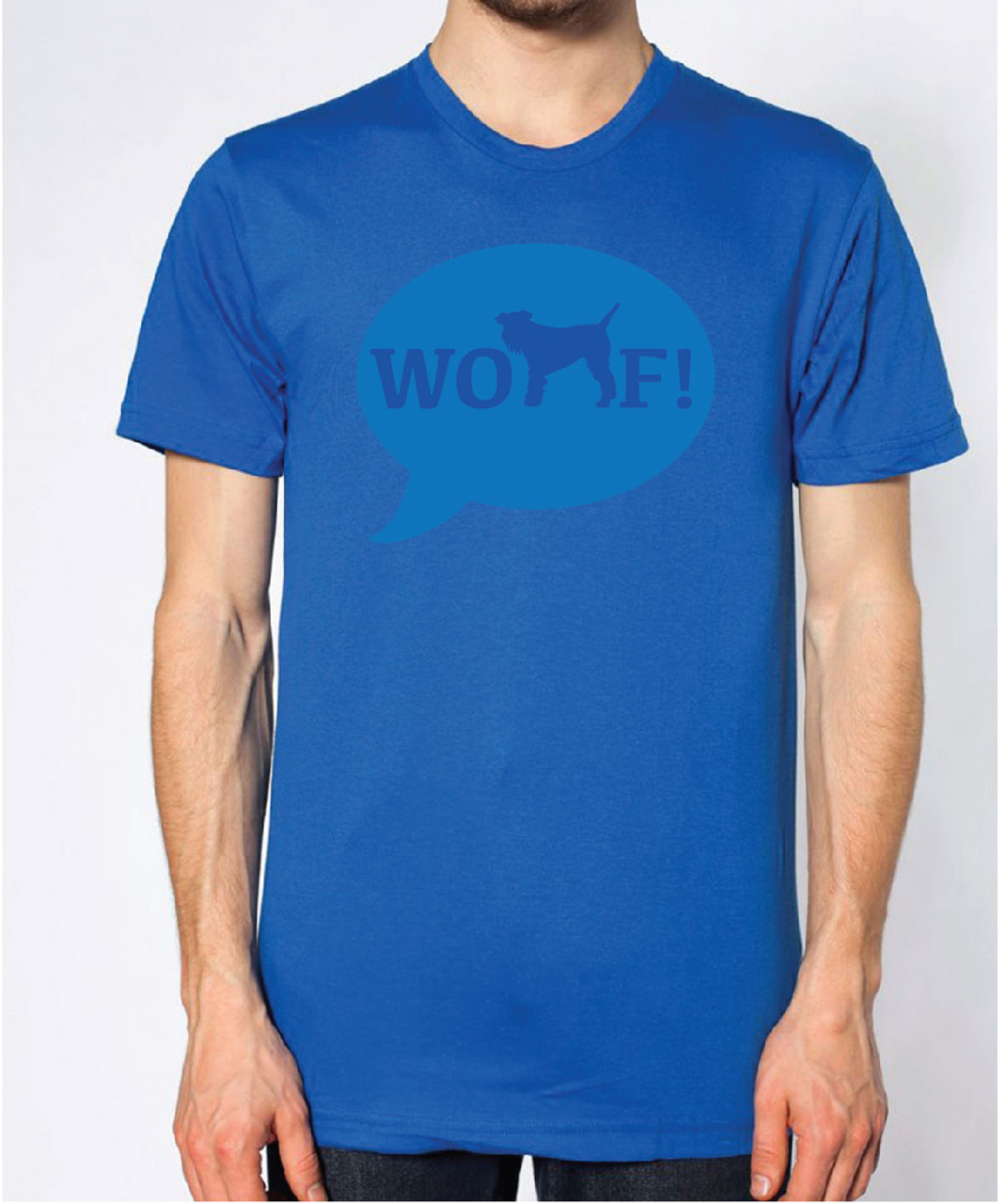 Unisex WOOF! Schnauzer T-Shirt - Righteous Hound