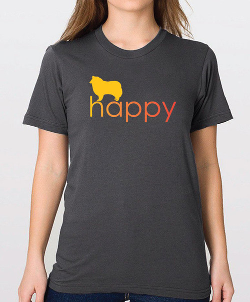 Righteous Hound - Unisex Happy Collie T-Shirt