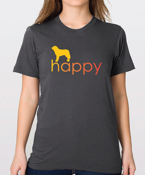 Righteous Hound - Unisex Happy Saint Bernard T-Shirt