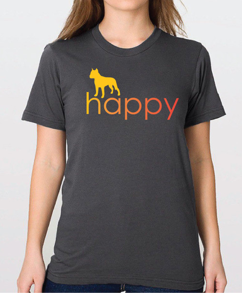 Righteous Hound - Unisex Happy Staffordshire Terrier T-Shirt