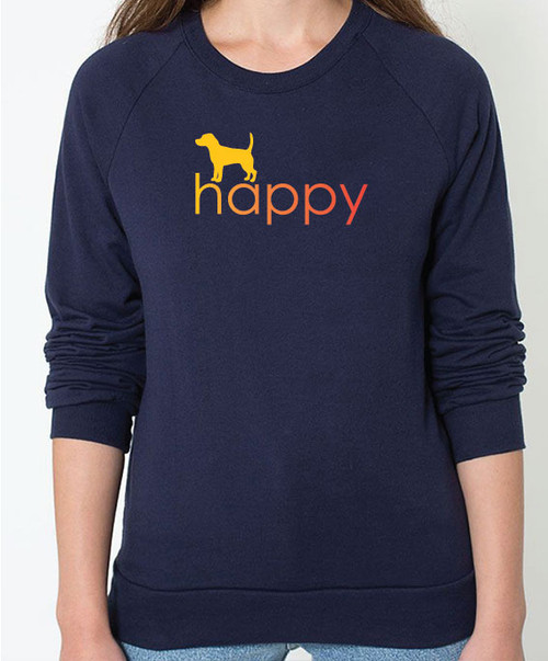Unisex Happy Beagle Sweatshirt Righteous Hound