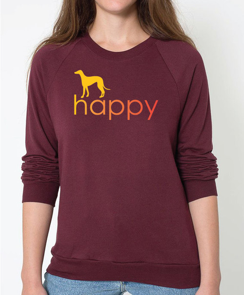 Righteous Hound - Unisex Happy Greyhound Sweatshirt