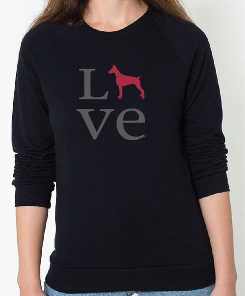 Unisex Love Doberman Sweatshirt