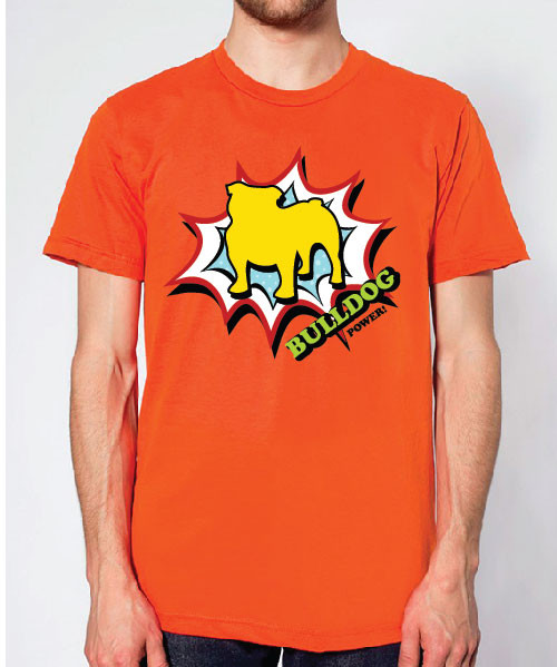 Righteous Hound - Unisex Comic Bulldog T-Shirt