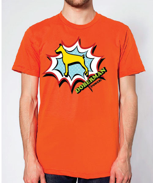 Righteous Hound - Unisex Comic Doberman T-Shirt