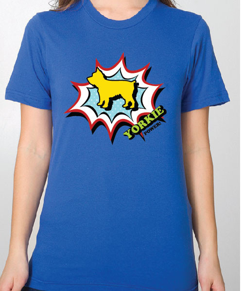 Unisex Comic Yorkie T-Shirt
