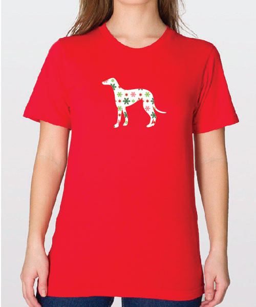 Unisex Holiday Greyhound T-Shirt