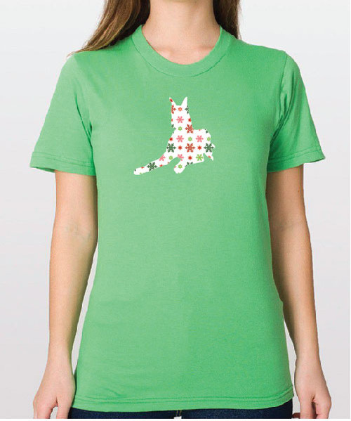 Righteous Hound - Unisex Holiday Great Dane T-Shirt