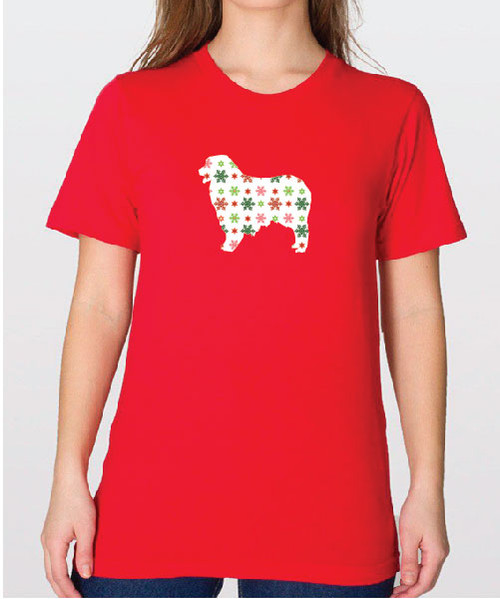 Unisex Holiday Australian Shepherd T-Shirt