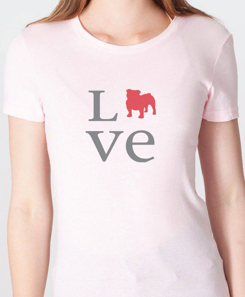 Unisex Love Bulldog T-Shirt