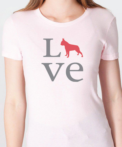 Unisex Love Boston Terrier T-Shirt