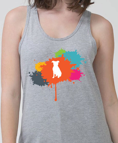 Righteous Hound - Unisex Splatter Pitbull Tank
