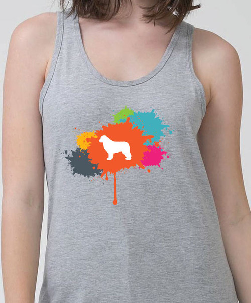 Righteous Hound - Unisex Splatter Newfoundland Tank