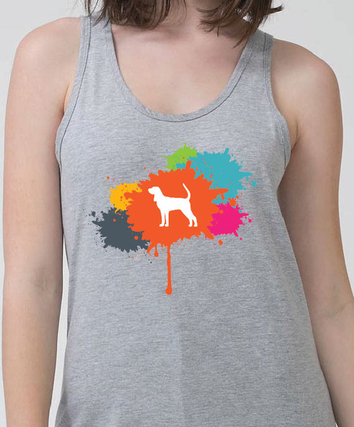 Unisex Splatter Coonhound Tank Top
