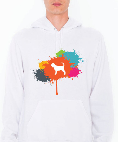 Unisex Splatter Bloodhound Hoodie