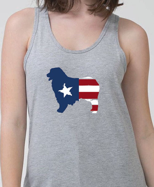 Righteous Hound - Unisex Splatter Australian Shepherd Tank