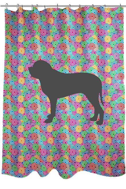 Righteous Hound - Circle Mastiff Shower Curtain