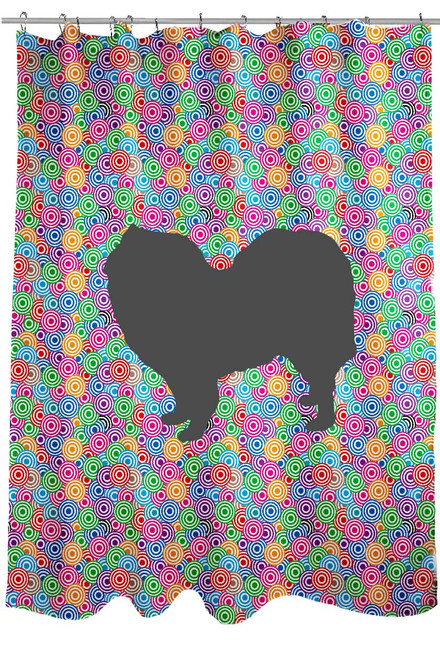 Righteous Hound - Circle Samoyed Shower Curtain