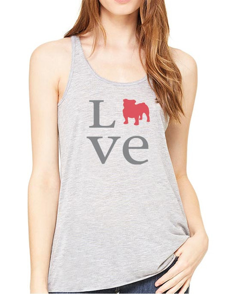 Righteous Hound - Flowy Love Bulldog Tank