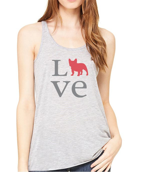 Righteous Hound - Flowy Love French Bulldog Tank