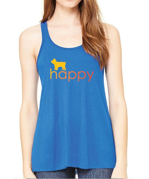 Righteous Hound - Flowy Happy Yorkie Tank